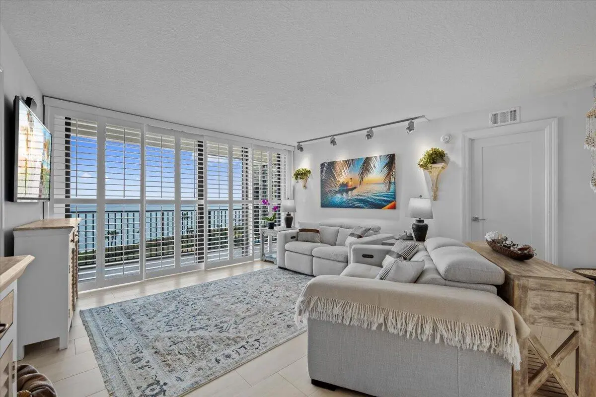Separate Living Room with Ocean Views at 200 Ocean Trail Way 604, Jupiter