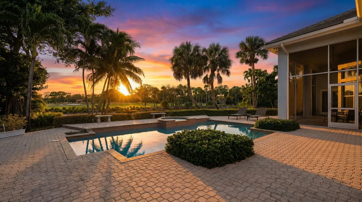 Golden Hour Sunsets at 1362 Breakers West Boulevard, West Palm Beach