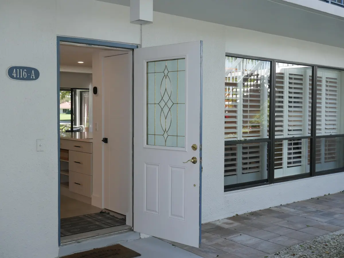 Entry door at 4116 N Quail Ridge Drive A, Boynton Beach