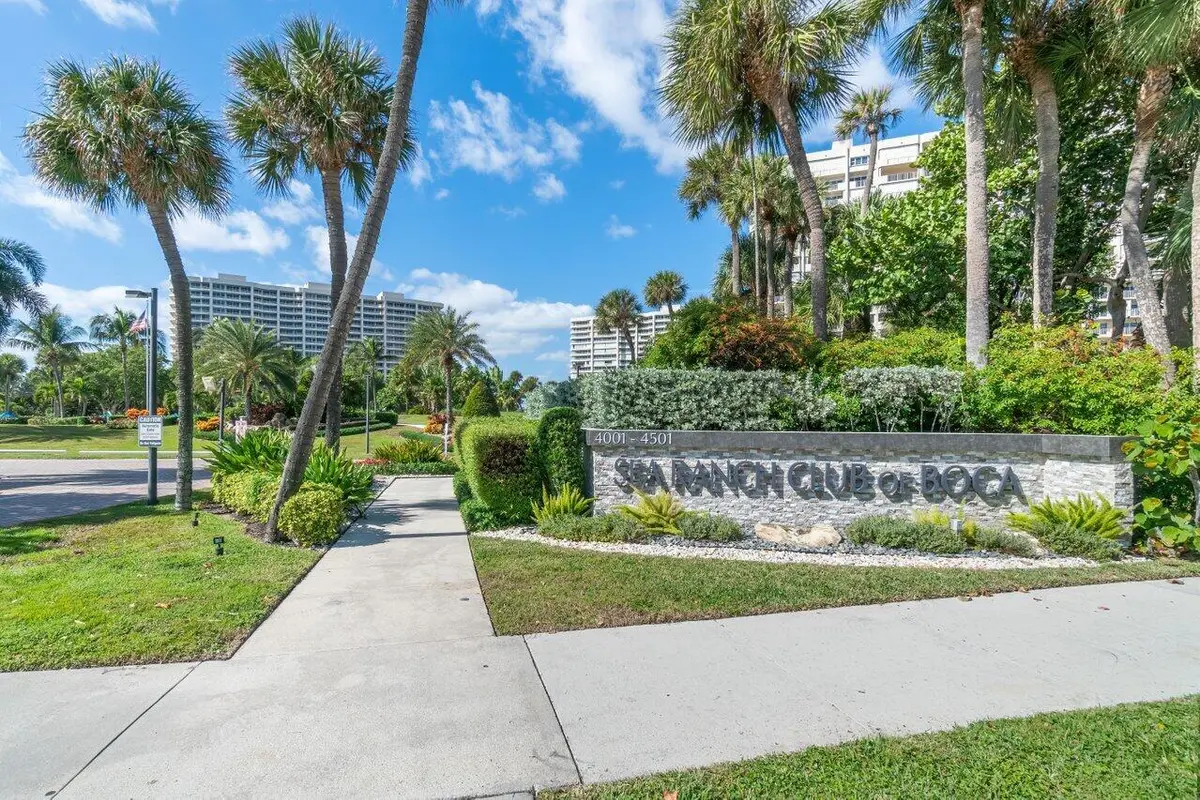 Sea Ranch Entrance at 4301 N Ocean Boulevard 804, Boca Raton
