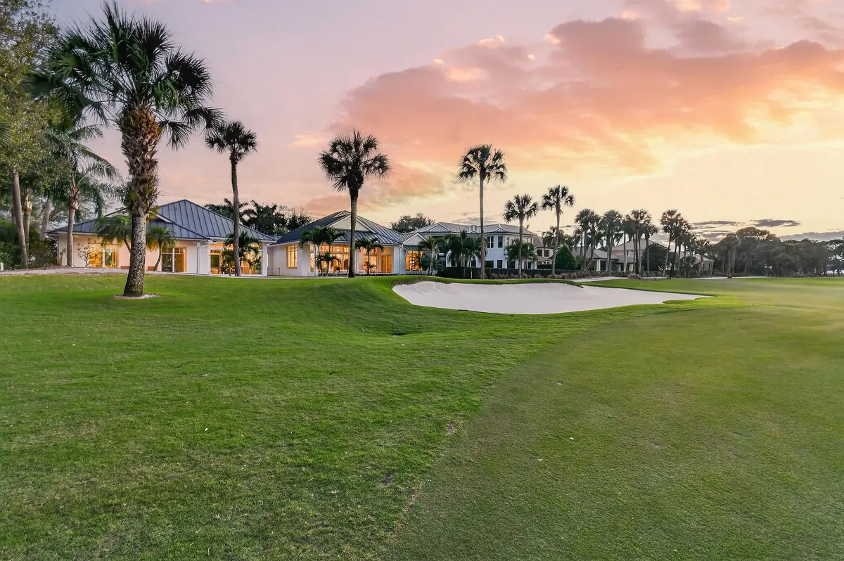 View from golf course at 135 Terrapin Trail, Jupiter