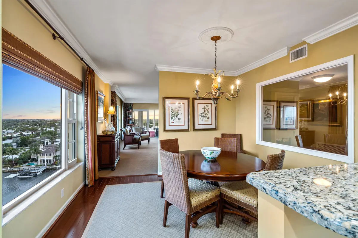 DINING_LOOKING_IN_DT at 400 Seasage Drive 1101, Delray Beach