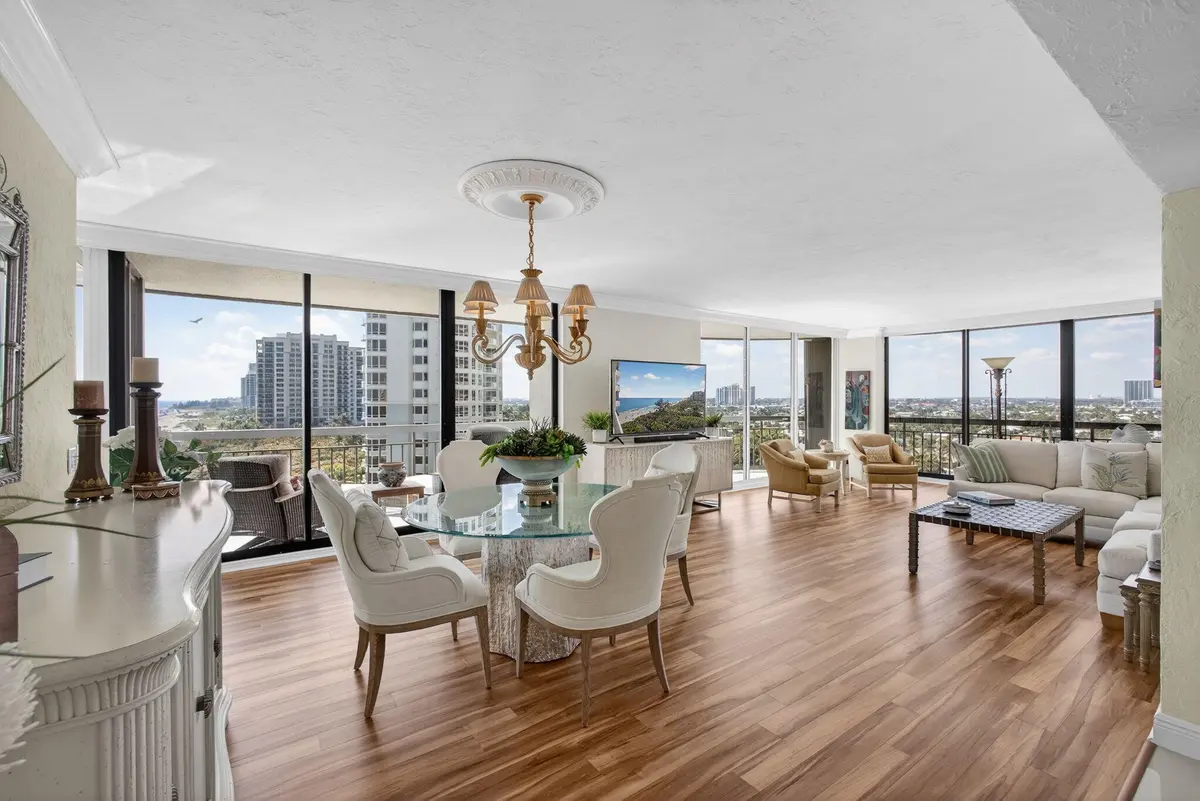Living Room at 4000 N Ocean Drive 904, Singer Island