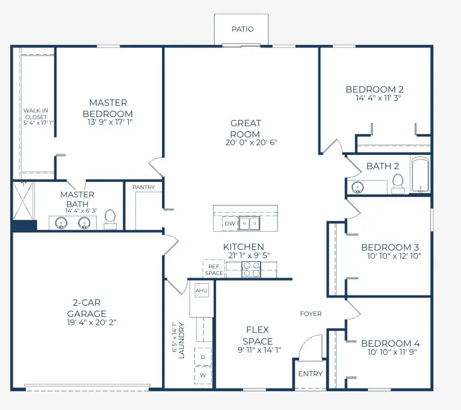 1390 Schumann Drive Floorplan at 1390 Schumann Drive, Sebastian