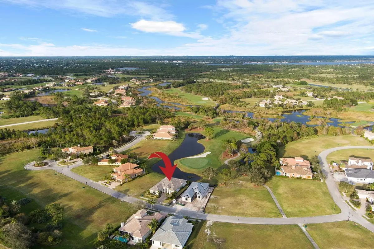 Aerial of Home at 109 SE Via Verona, Port St. Lucie