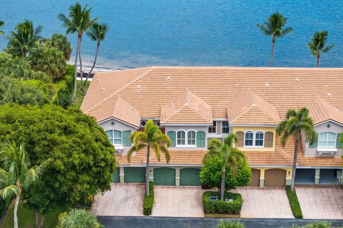 Front Aerial at 132 Las Brisas Circle, Hypoluxo