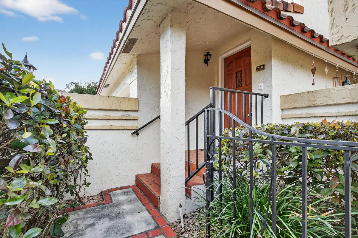Front door at 7818 La Mirada Drive 7818, Boca Raton