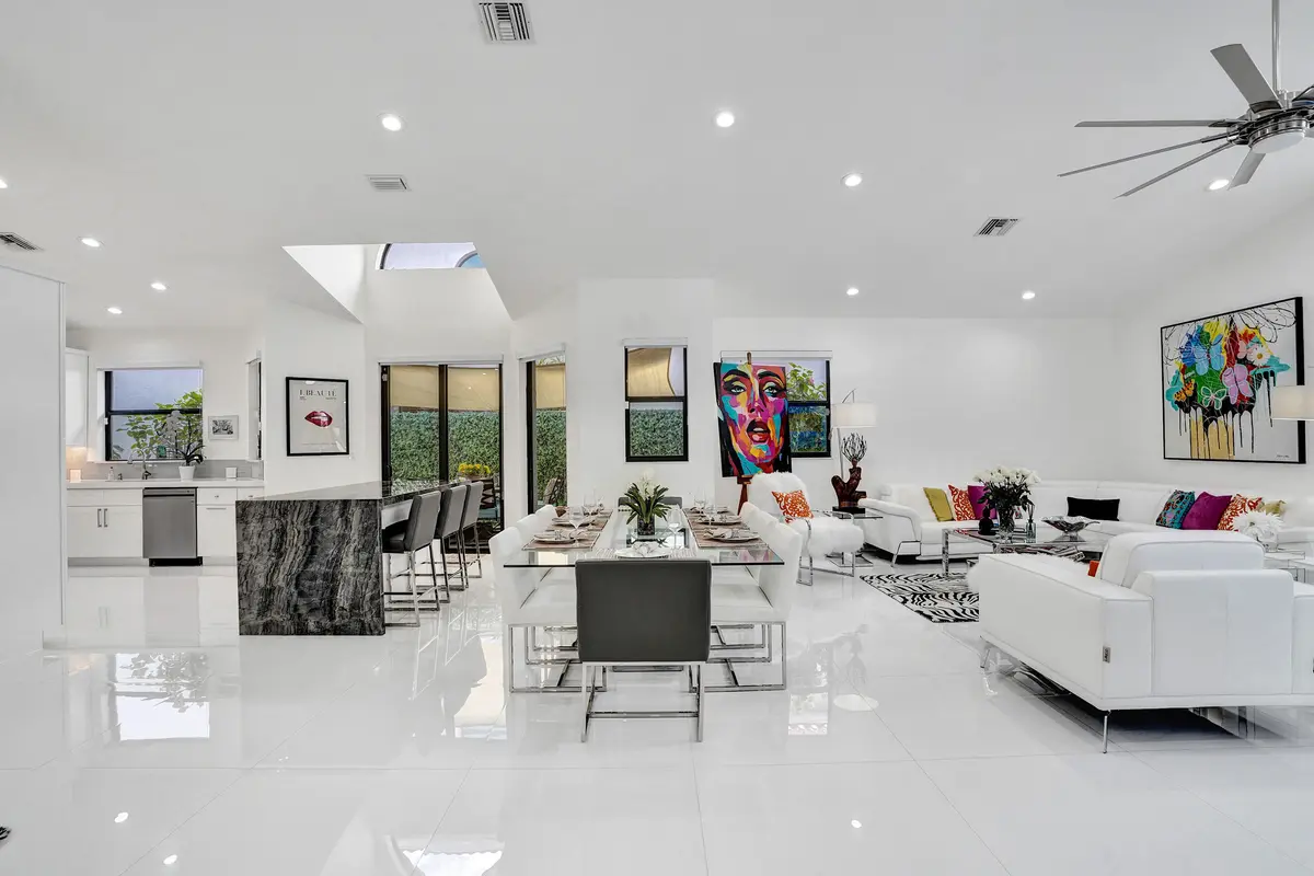 Open Floor plan at 5851 NW 21st Avenue, Boca Raton