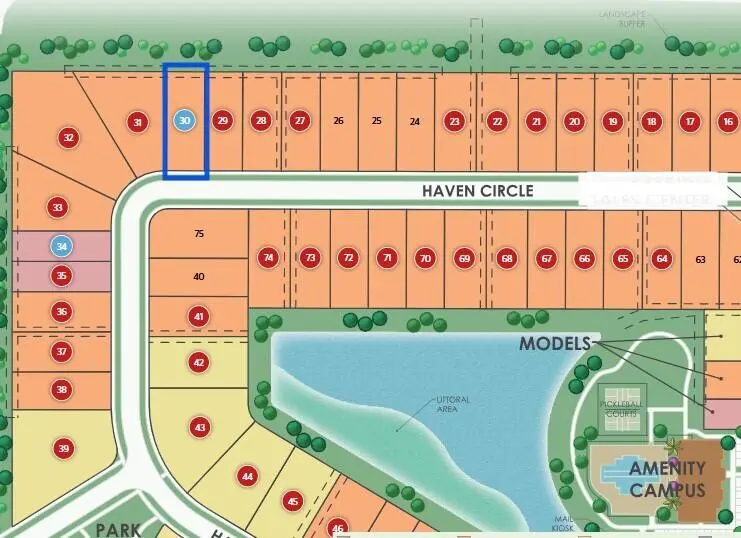 30 Location at 1205 Haven Circle Palmary 30, Vero Beach