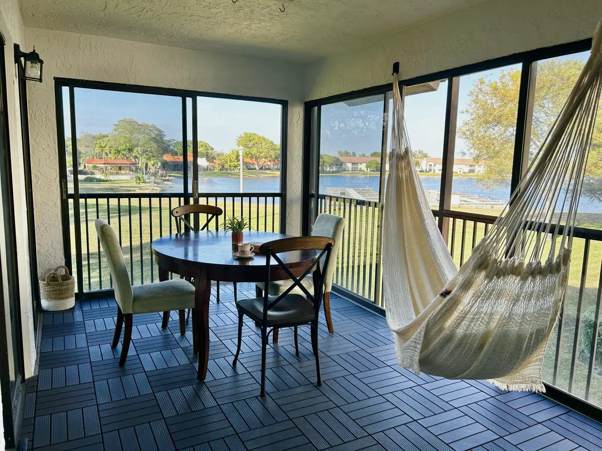 Back Porch Balcony at 1102 Republic Court, Deerfield Beach