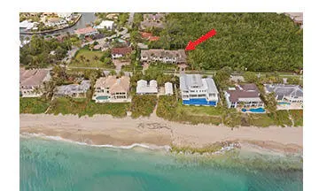 Aerial Photo at 4102 S Ocean Boulevard, Highland Beach