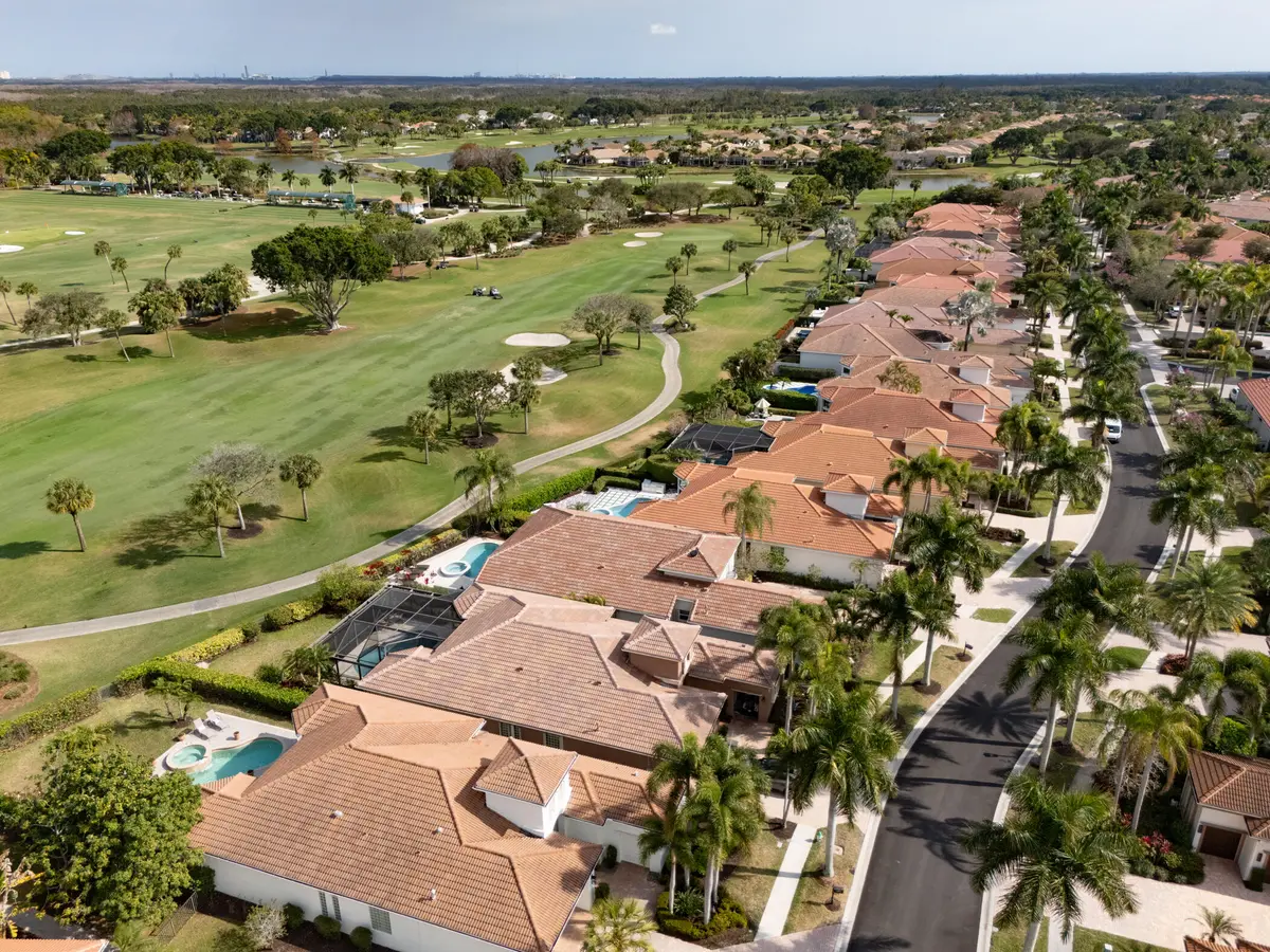 Aerial w/ Golf Course at 7988 Via Villagio, West Palm Beach