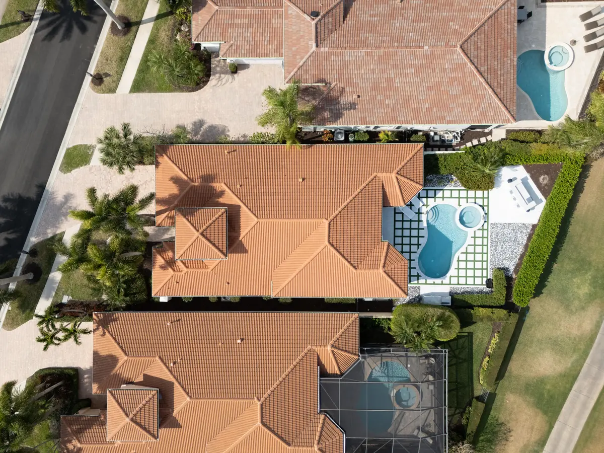 Overhead Aerial at 7988 Via Villagio, West Palm Beach