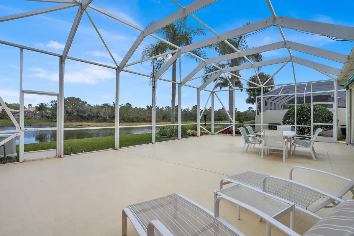 Oversized Screened Patio at 9001 SE La Creek Court, Hobe Sound