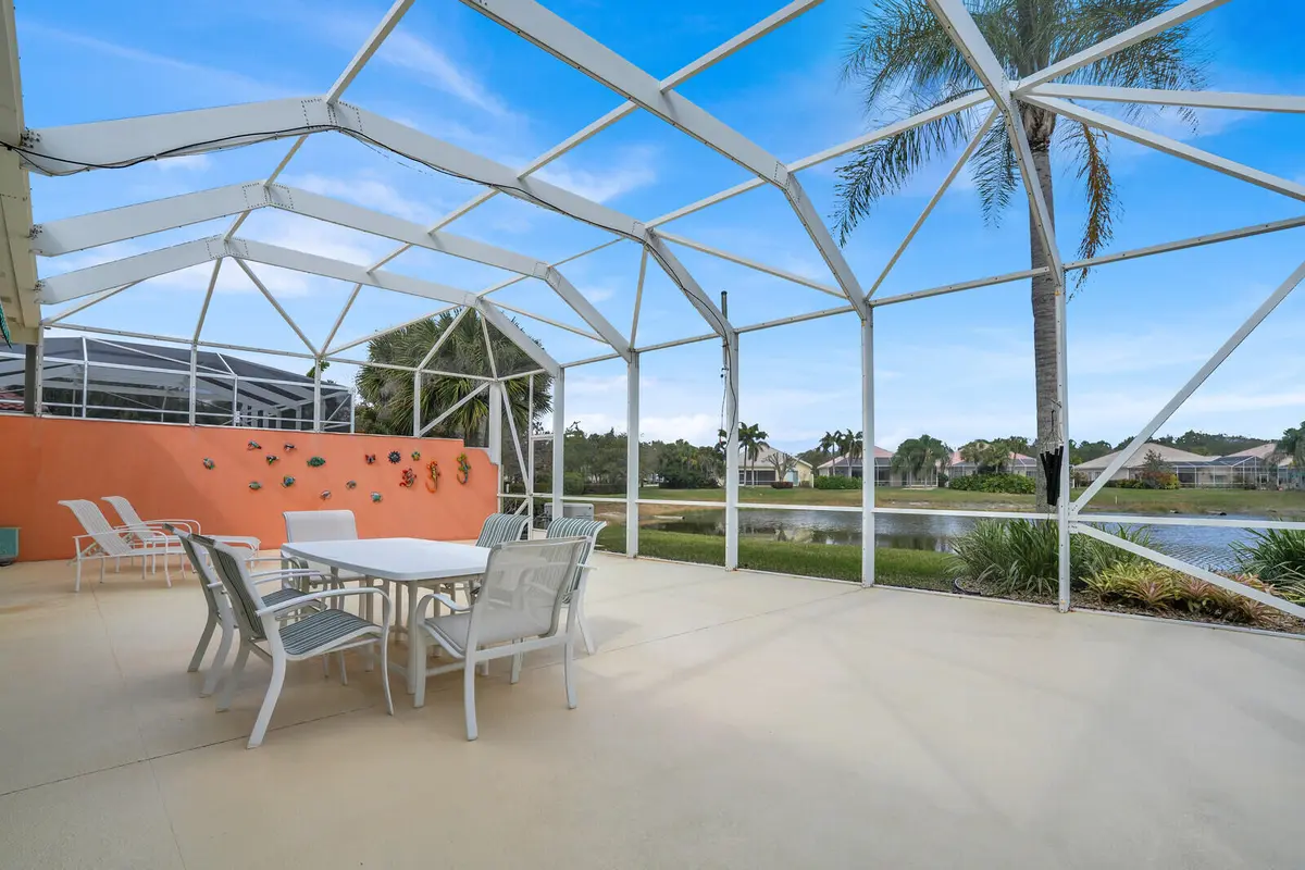 Screened Patio at 9001 SE La Creek Court, Hobe Sound