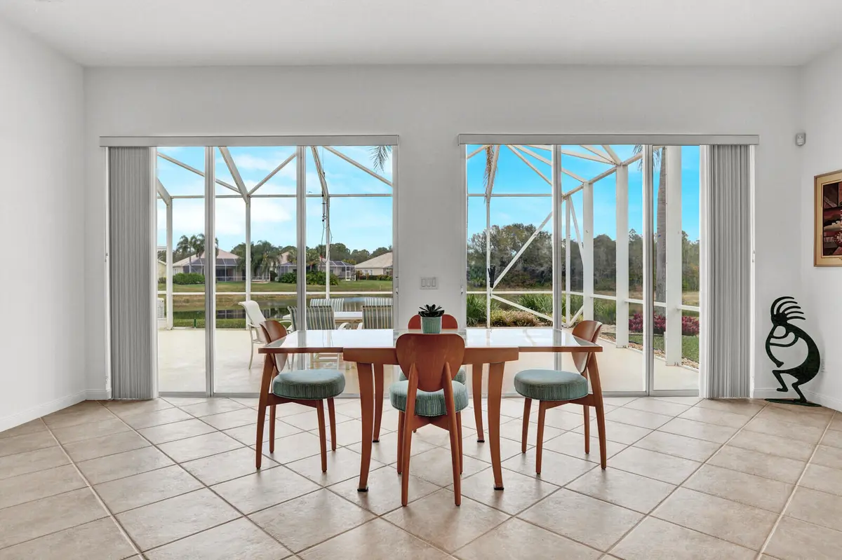 Dining Room at 9001 SE La Creek Court, Hobe Sound