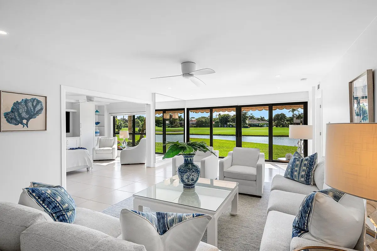 Interior living area at 3611 Quail Ridge Drive Bobwhite A, Boynton Beach