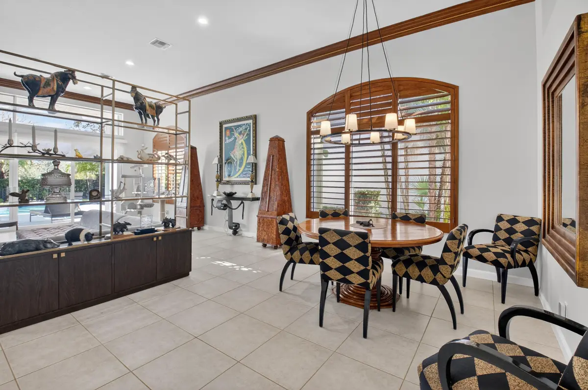 dining area at 7961 Trieste Place, Delray Beach