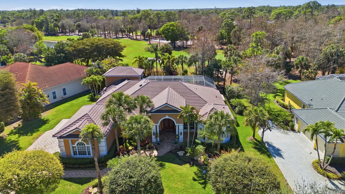 Low Aerial at 17104 Gulf Pine Circle, Wellington