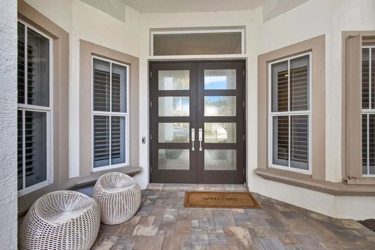 New front impact doors at 119 Dalena Way, Palm Beach Gardens