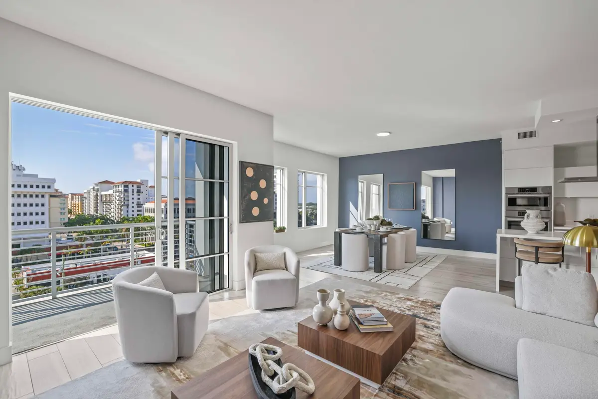 15 Living:Dining city views at 155 E Boca Raton Road 814, Boca Raton