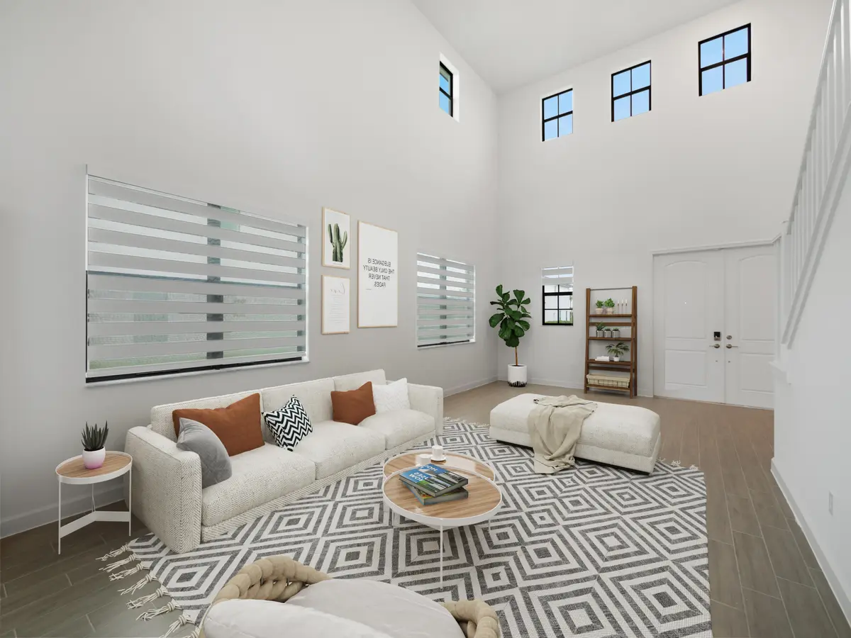 Family Room - Virtually Staged at 1325 Whitcombe Drive, Royal Palm Beach