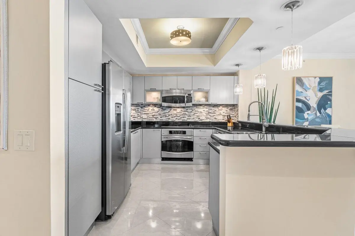 Granite Kitchen at 2650 Lake Shore Drive 302, Riviera Beach