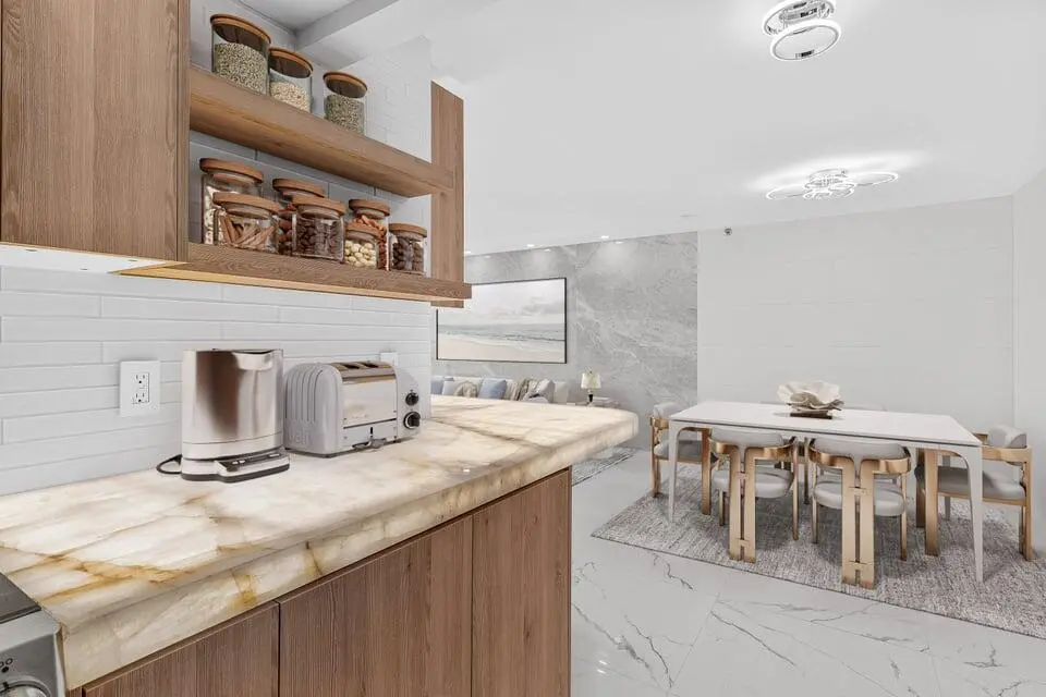 Kitchen Dining 2_final_fix at 4505 S Ocean Boulevard 803, Highland Beach