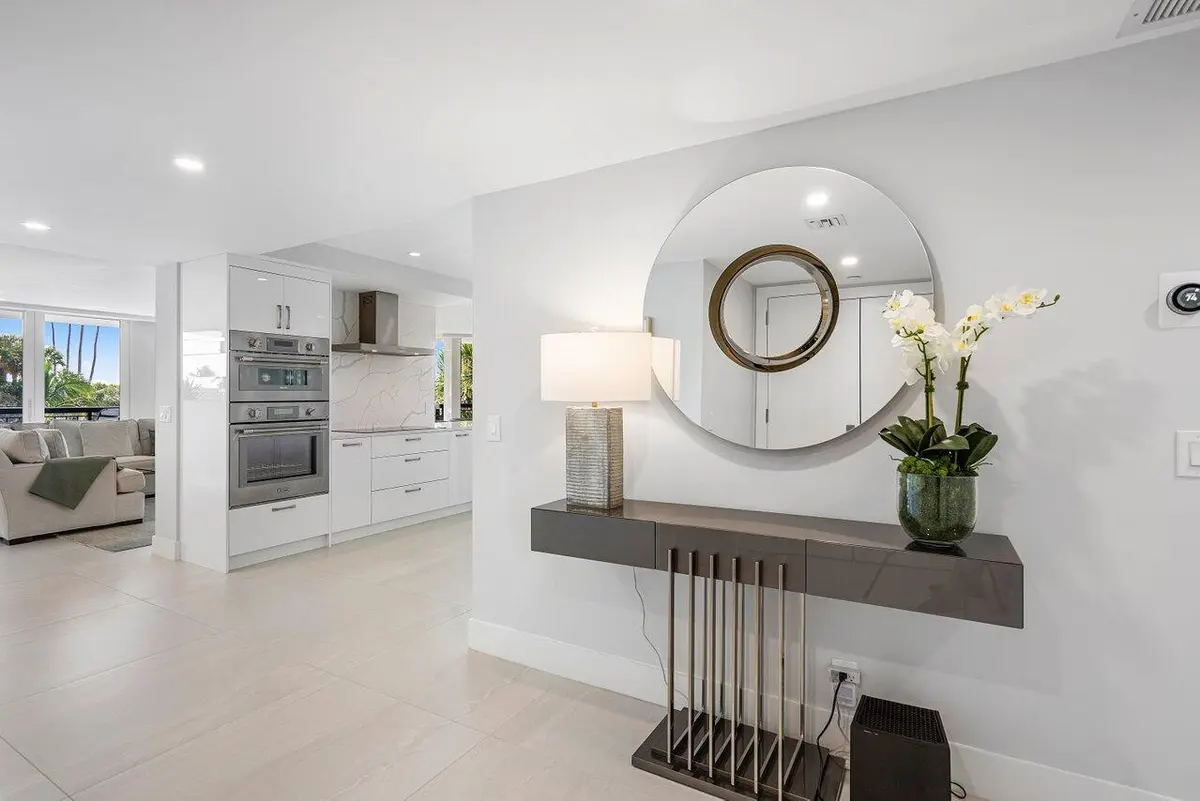 Entry Foyer at 3140 S Ocean Boulevard 201n, Palm Beach