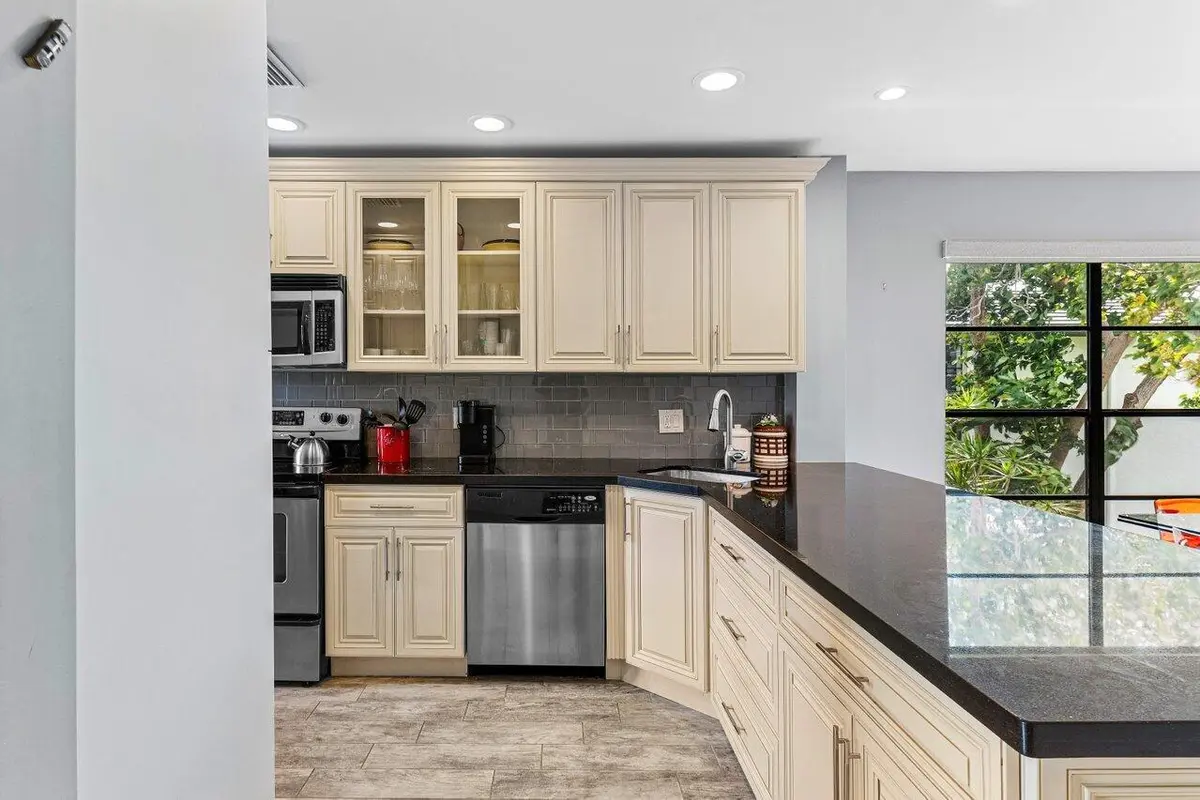 Open-Concept Kitchen at 20 Southport Lane B, Boynton Beach