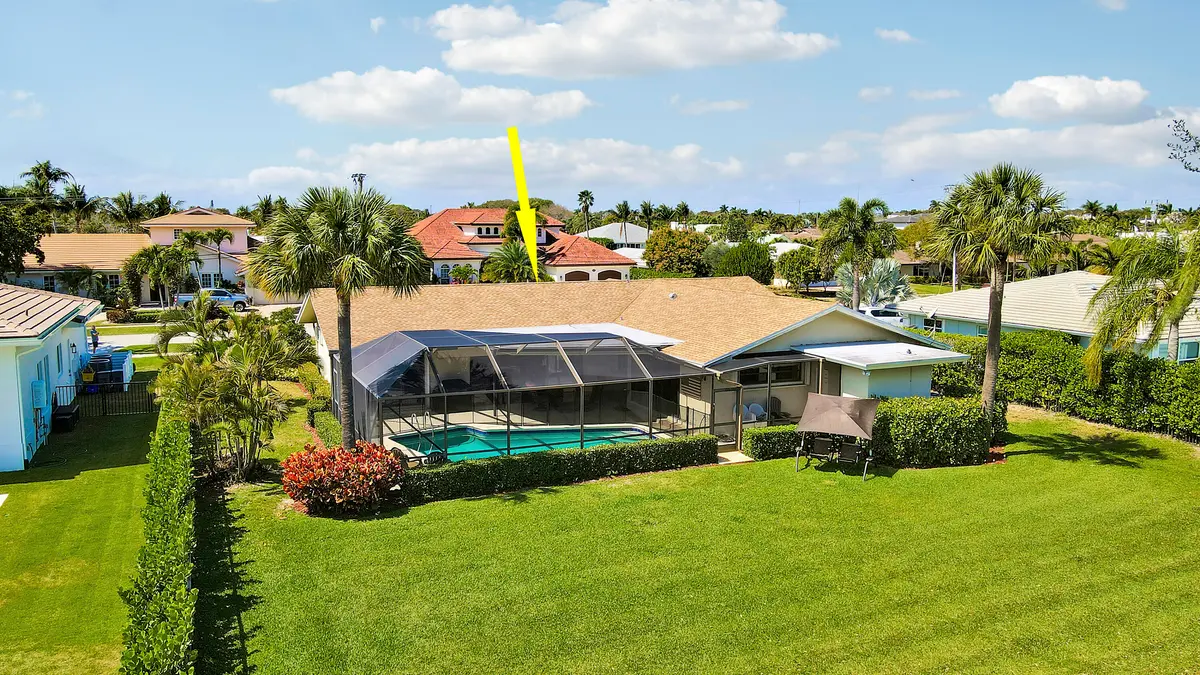 Aerial at 856 Country Club Drive, North Palm Beach