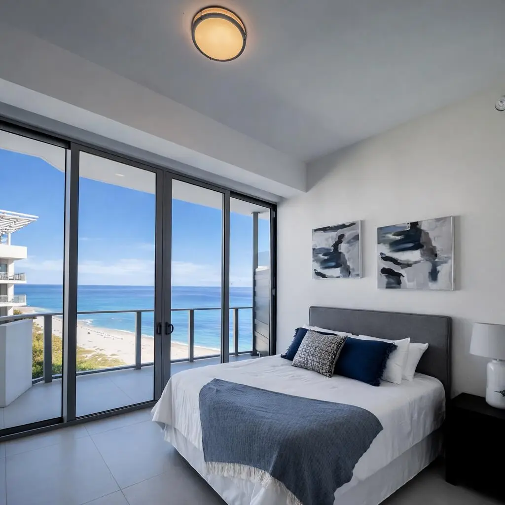 Bedroom 2 at 3100 N Ocean Drive H1801, Singer Island