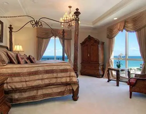 Master Bedroom at 209 N Birch Road 1502, Fort Lauderdale