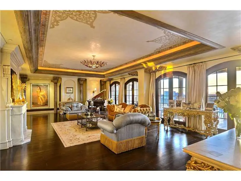 Living Room at 209 N Birch Road 1401, Fort Lauderdale