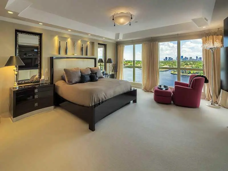 Bedroom Master at 209 N Birch Road 901, Fort Lauderdale