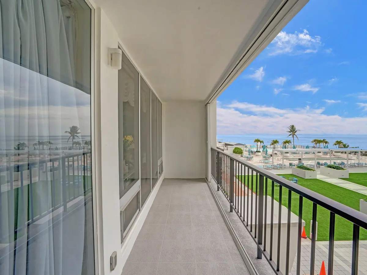South balcony at 4280 Galt Ocean Drive 3H, Fort Lauderdale