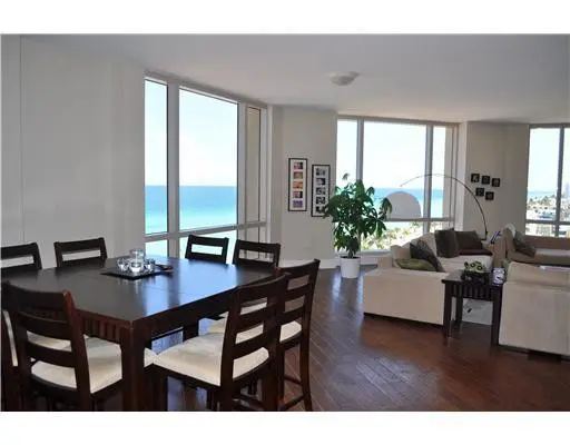 Dining Room at 3501 N Ocean Drive 6D, Hollywood