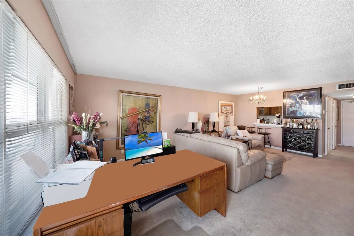 Living Room & Dining Area at 3900 Galt Ocean Drive 1714, Fort Lauderdale