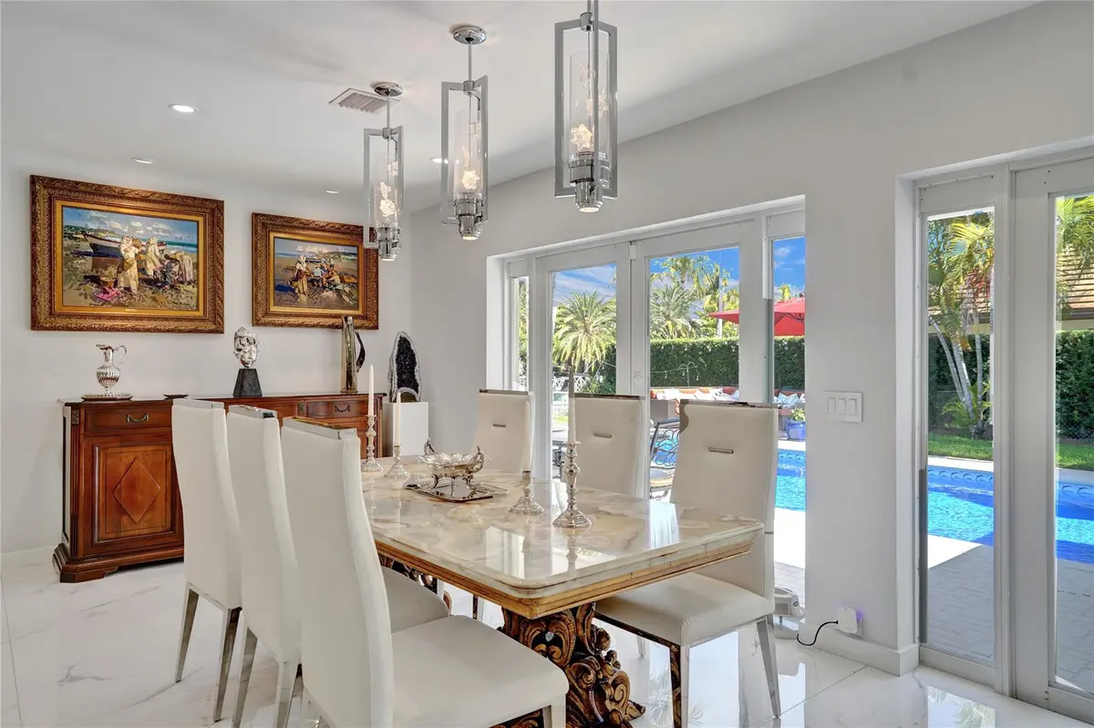 Dining Area at 4030 Bayview Drive, Fort Lauderdale