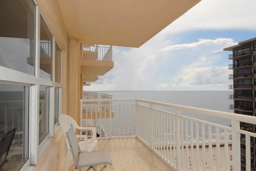 East view from balcony at 3850 Galt Ocean Drive 1204, Fort Lauderdale