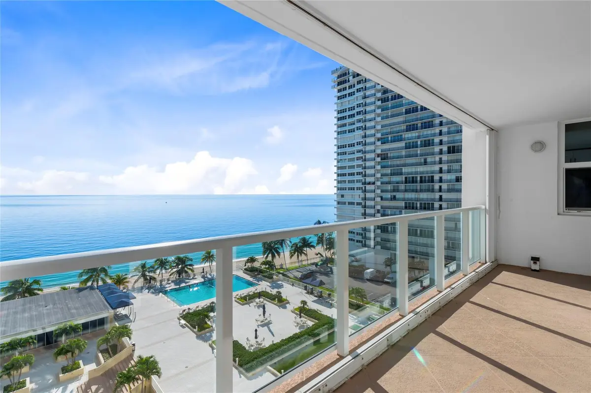 Balcony view at 4300 N Ocean Boulevard 9D, Fort Lauderdale