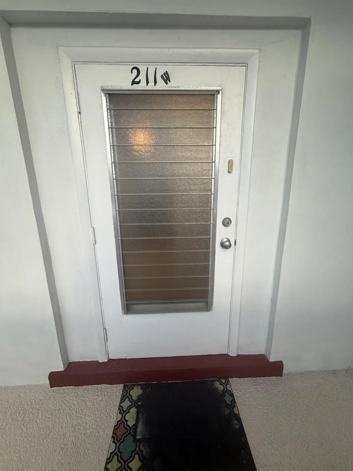 Front door at 2050 NE 39th Street 211w, Lighthouse Point