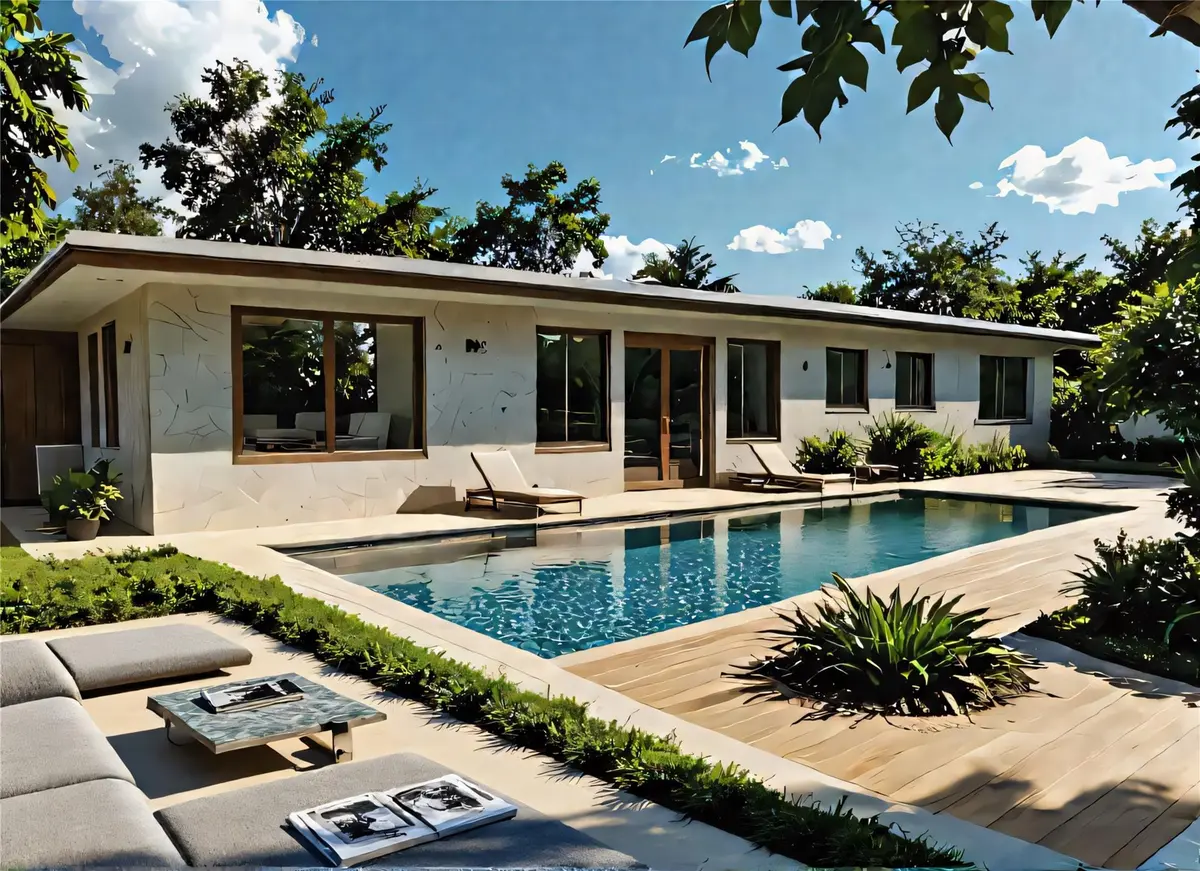 Virtual Room for swimming pool at 3416 Norfolk Street, Pompano Beach