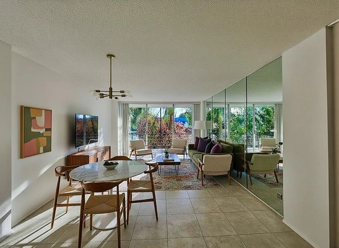 Virtual Staging at 118 Royal Park Drive Unit 2e, Oakland Park