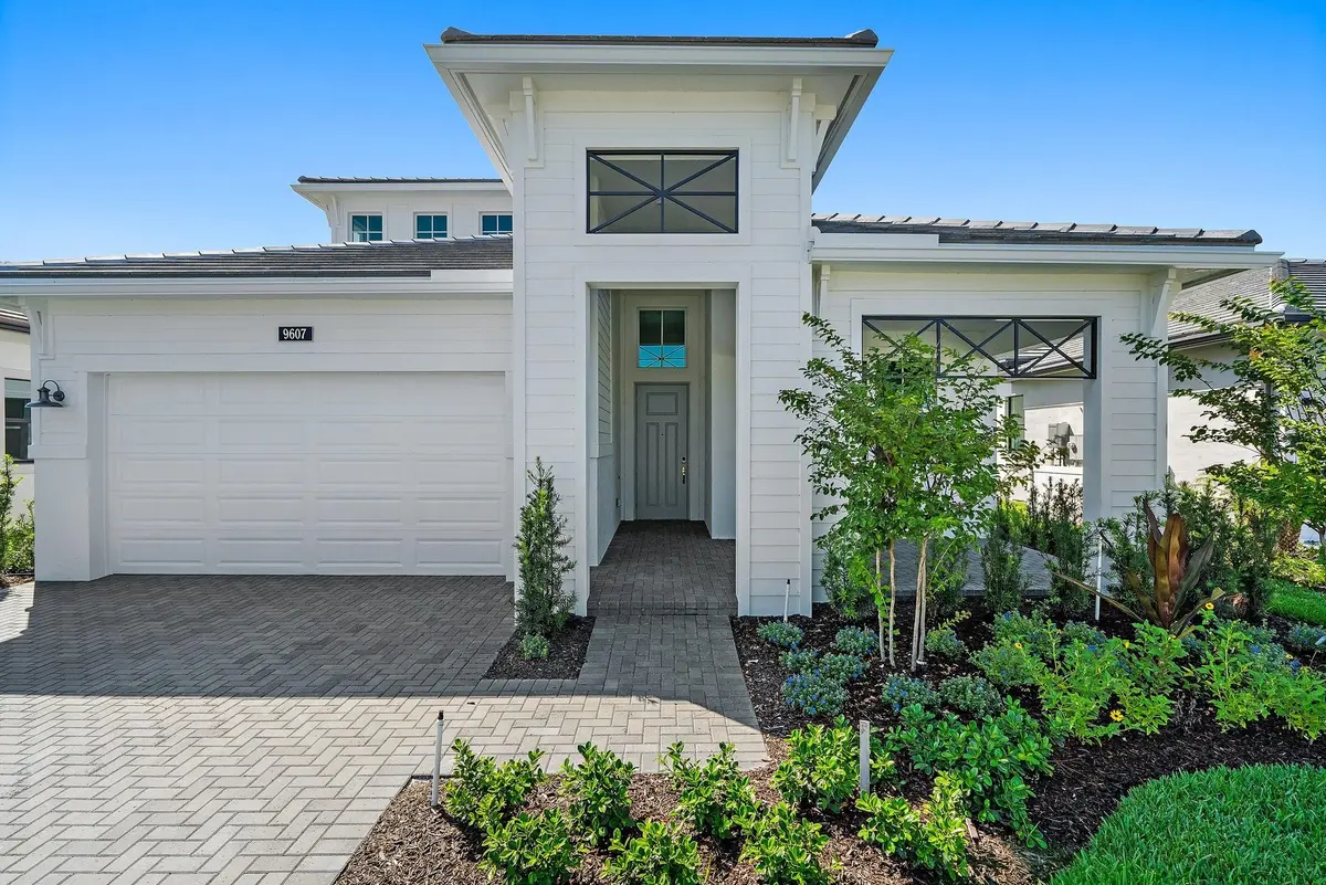 Front Exterior at 9607 St Germain Drive, Palm Beach Gardens