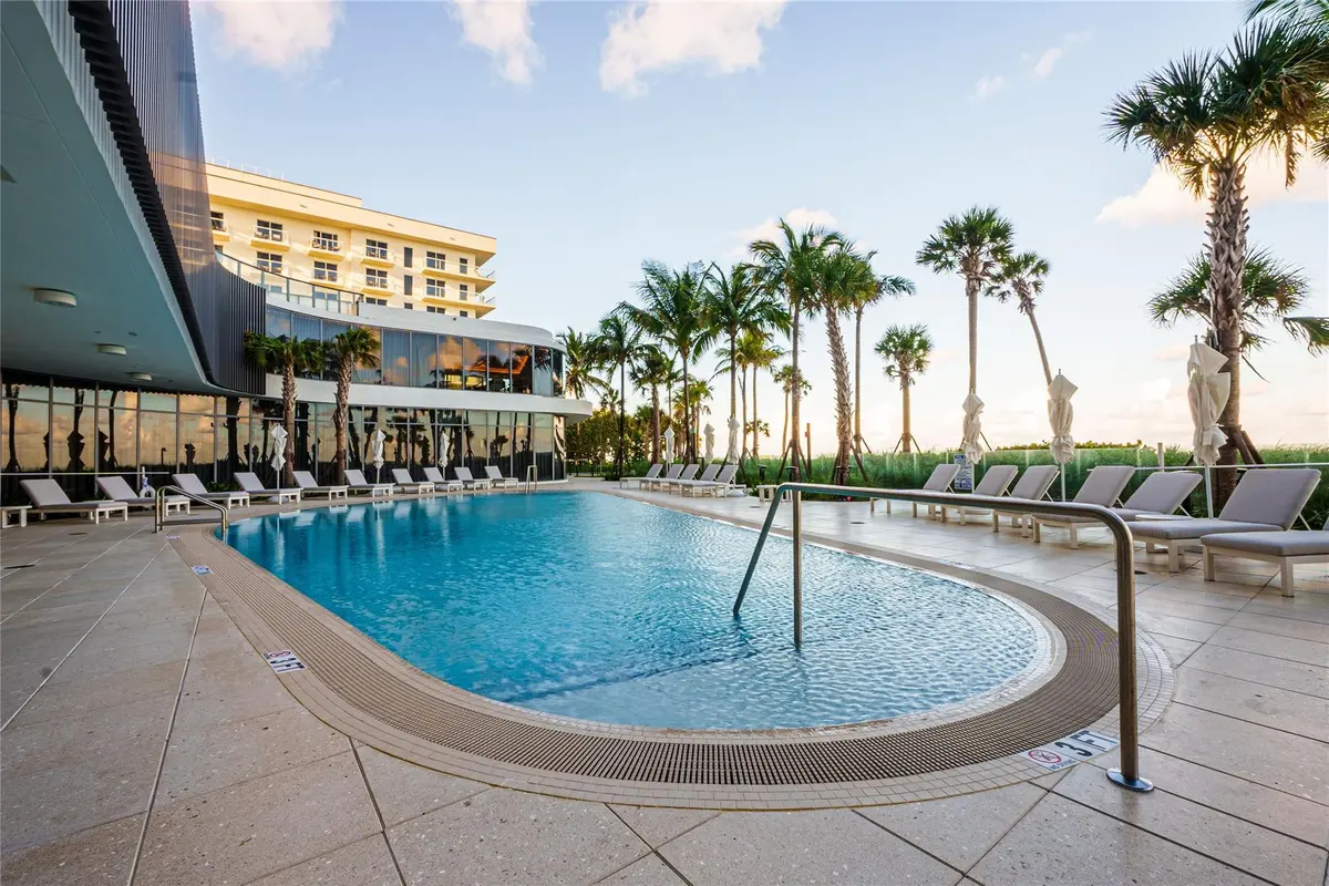 East Facing Pool at 1116 N Ocean Boulevard 301, Pompano Beach