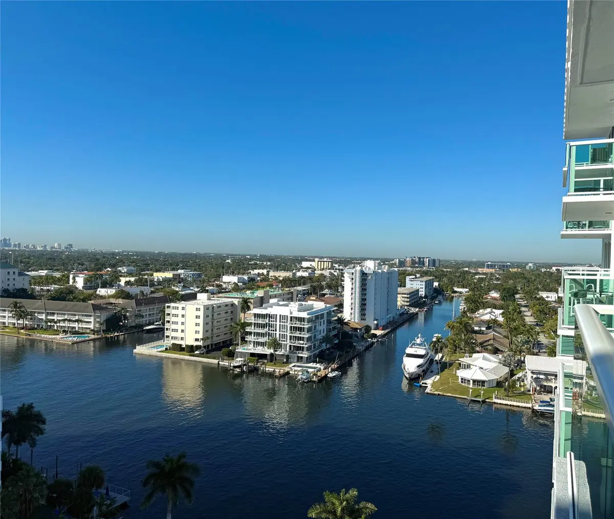 View From Balcony at 3233 NE 34th Street 1520, Fort Lauderdale