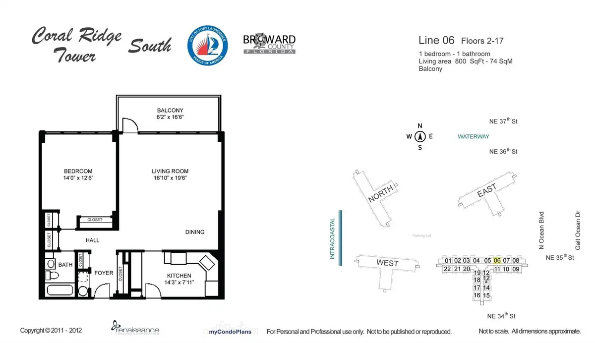 Photo 4 at 3333 NE 34th Street 806, Fort Lauderdale