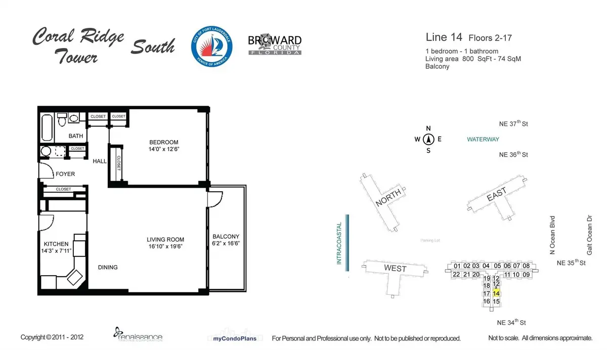 Photo 3 at 3333 NE 34th Street 1214, Fort Lauderdale