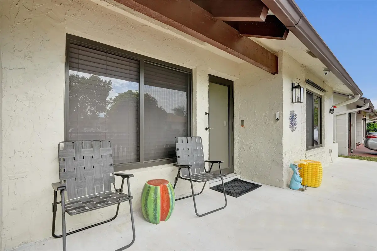 Front patio at 2273 SW 15th Place, Deerfield Beach